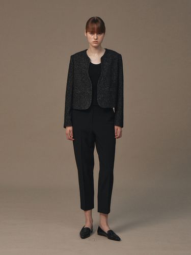 Collarless Tweed Jacket () - Lemme - Modalova