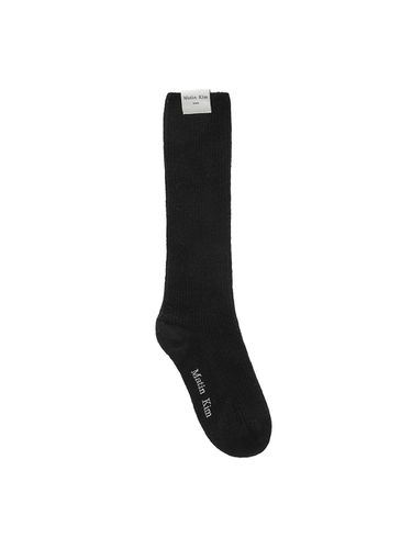 Wool Blended Half Socks_Black - Matin Kim - Modalova