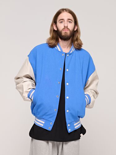 Classica Varsity Jacket _ Blue - CARGOBROS - Modalova