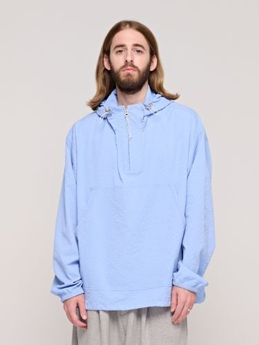 Seersucker Half Zip-Up Anorak _ - CARGOBROS - Modalova