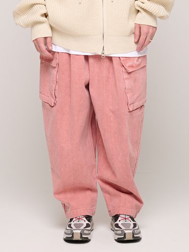 Pigment Banding Cargo Pants _ Pink - CARGOBROS - Modalova