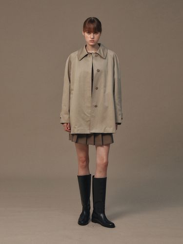 Mac Half Trench Coat (Beige) - Lemme - Modalova