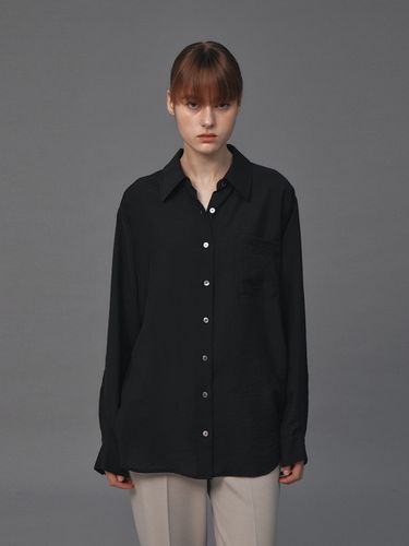 Silky Basic Shirt (Black) - Lemme - Modalova