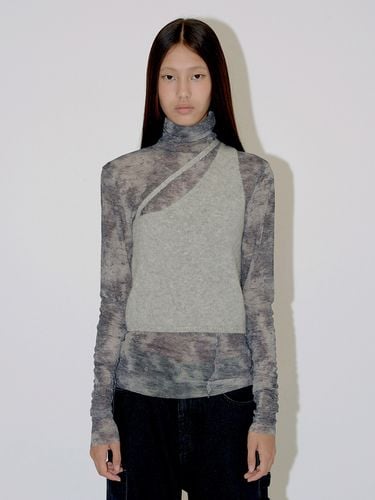 One Shoulder Vest _ Light Grey - DIAGONAL - Modalova