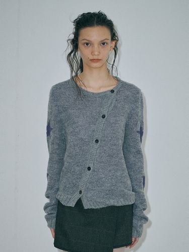 Mohair Star Cardigan_Gray - MARGESHERWOOD - Modalova