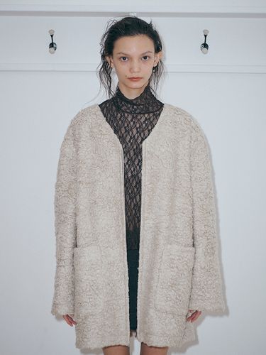 Shearling Jacket_Beige - MARGESHERWOOD - Modalova