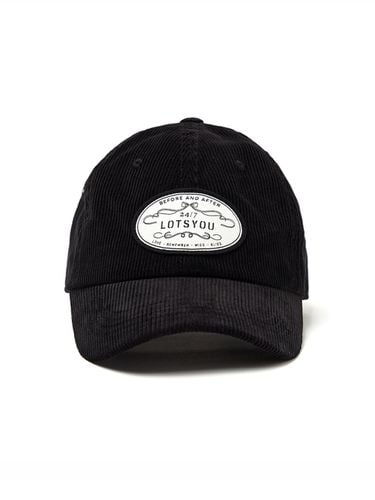 Classic Corduroy Ball Cap_Black - LOTS YOU - Modalova