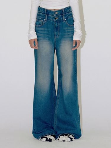 Waist Consecutive Bootcut Denim _ - DIAGONAL - Modalova