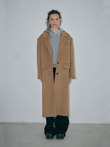 Boxy Long Coat - MARGESHERWOOD - Modalova