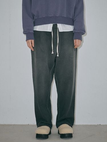 Faded Cotton Sweatpants_Dark Gray - MARGESHERWOOD - Modalova