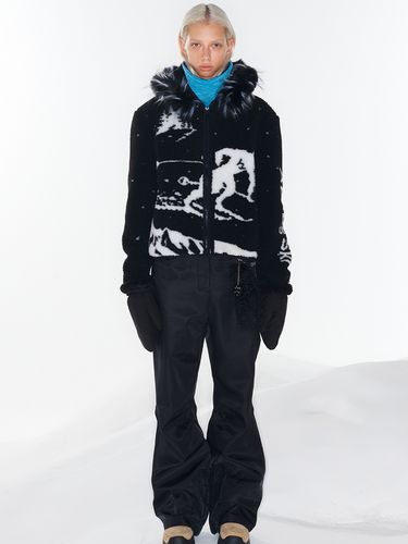 Size Zip Snow Pants, Black - OPEN YY - Modalova