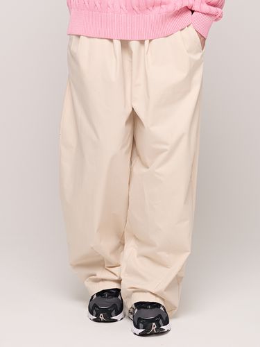 Cotton Single Tuck Banding Pants - CARGOBROS - Modalova