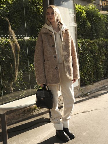 Reversible Mustang Color Coat_Beige - ANOETIC - Modalova