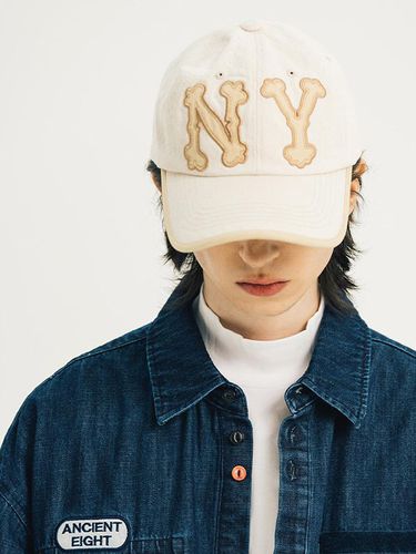 NY Emblem Washed Baseball Cap - OGARP - Modalova