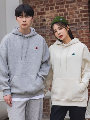 A Logo Embroidery Oversized Hoodie - alvinclo - Modalova