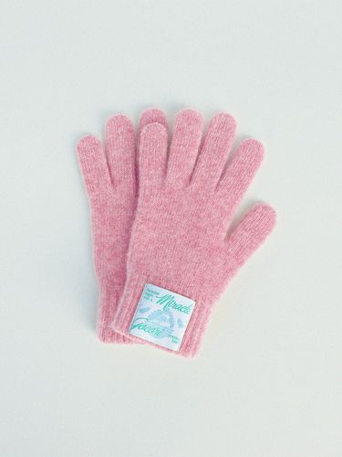 Short Knit Gloves_Pink - GOCORI - Modalova