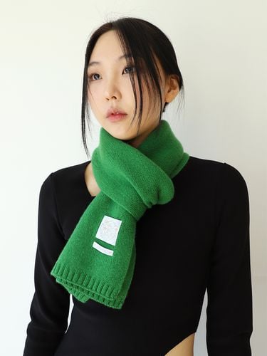 Garden City Wool Scarf_Green - GOCORI - Modalova