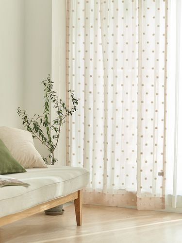 Fluffy Layered Inner Curtain - DECOVIEW - Modalova