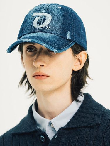 Point Logo Washed Denim B.B Cap _ - OGARP - Modalova