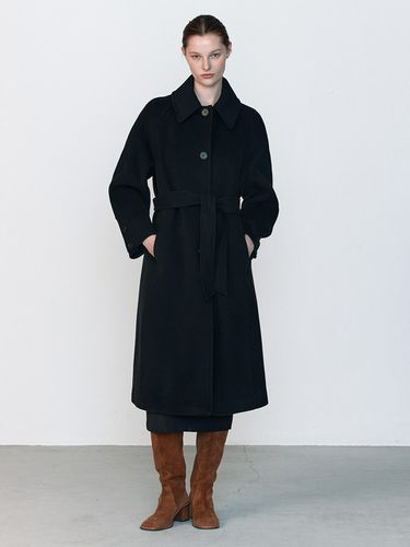 Cashmere Belted Coat_Black - JOY GRYSON - Modalova