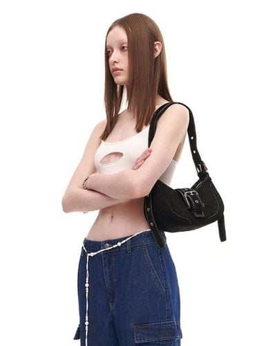 Hobo Brocle Bag_Denim Black - OSOI - Modalova