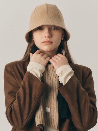 Solid Wool Bucket Hat_4 Colors - Marchen - Modalova