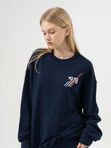 D.Line Sweatshirt - Navy - POLYGRAM - Modalova