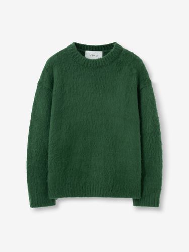 Brush Box Knit Top_Green - V2 - Modalova