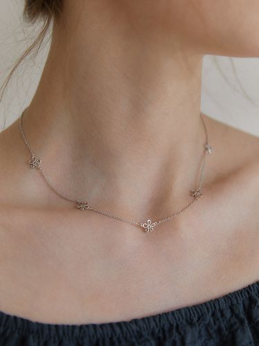 Silver925] Lissome Flower Necklace - ROAJU - Modalova