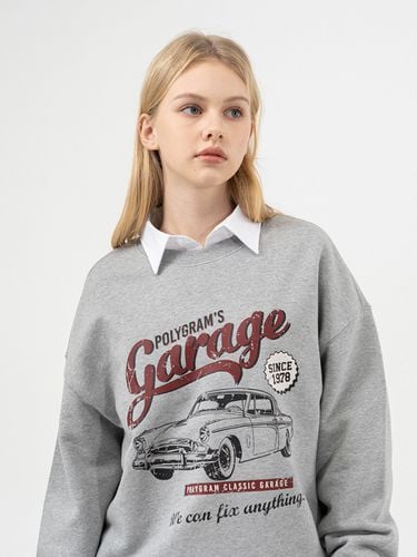 Poly Garage Sweatshirt - Melange - POLYGRAM - Modalova