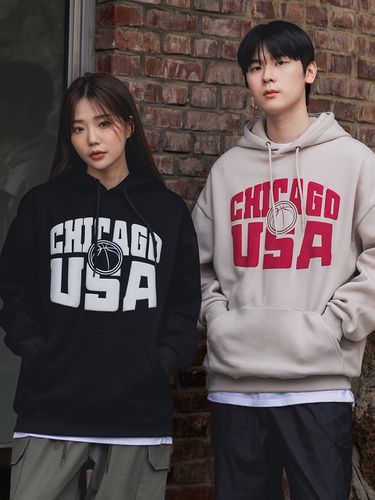 Chicago Basketball Oversized Hoodie - alvinclo - Modalova