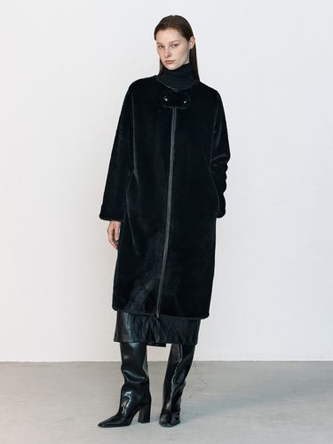 Eco Fur Coat_Black - JOY GRYSON - Modalova