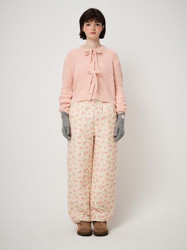 Floral Puffer Pants _ Cream - FUNFROMFUN - Modalova