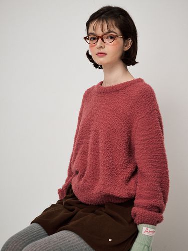 Fluffy Knit Pullover _ Mauvewood - FUNFROMFUN - Modalova