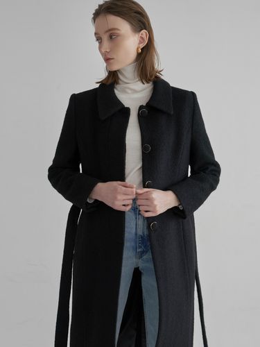 Wool Boucle Slim Line Coat_2 Color - Atelier Nain - Modalova