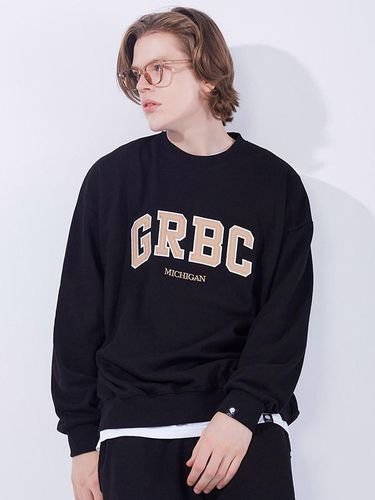 Oversized Big GRBC Applique Sweatshirt _ 3 Colors - GHOST REPUBLIC - Modalova