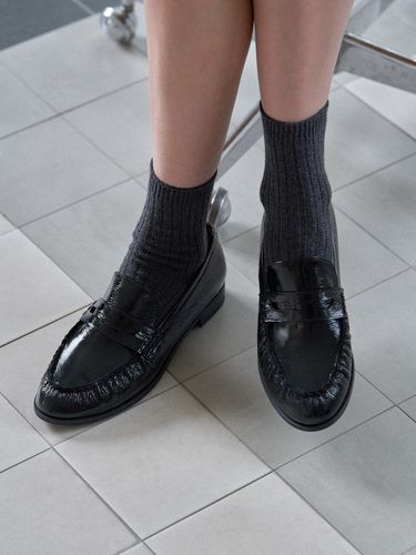 Loafer_Black Patent - dough - Modalova