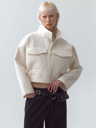 Quilting Cropped Jacket - MAGJAY - Modalova