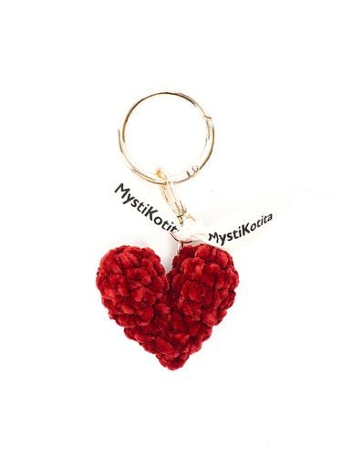 Velvet Heart Keyring_Small (5 Colors) - MystiKotita - Modalova