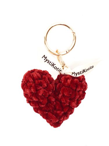 Velvet Heart Keyring_Medium (5 Colors) - MystiKotita - Modalova