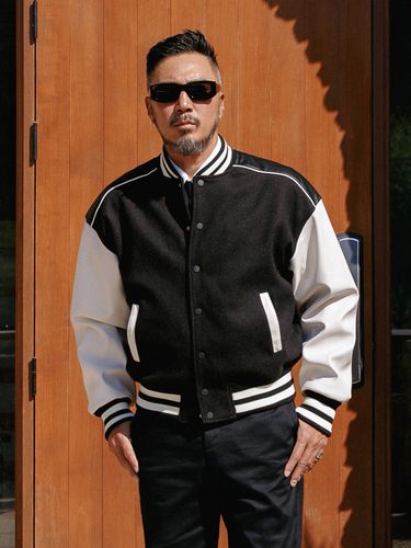 Modernism Colorblock Stadium Jacket - RUGGED HOUSE - Modalova