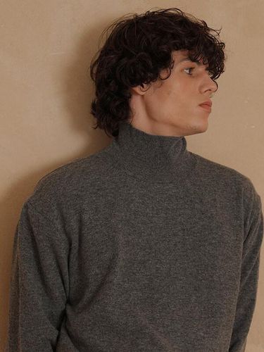 Cashmere Wool Soft Turtleneck Knit Sweater - Bellief - Modalova