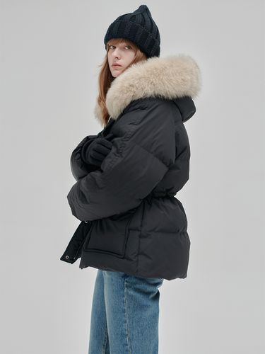 Down Half Coat_Black - NILBY P - Modalova