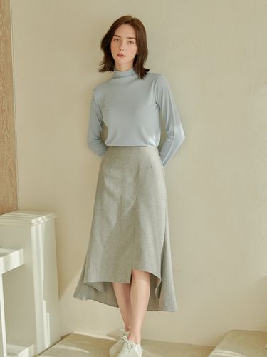 Wool Mermaid Skirt _Gray - bibyseob - Modalova