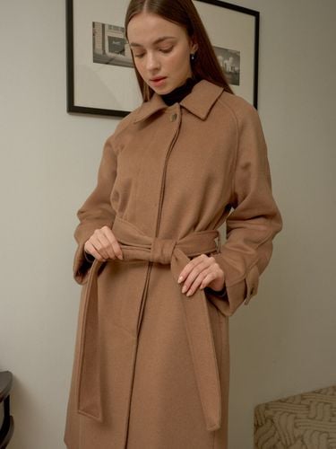 Balmacan Wool Coat_Beige - bibyseob - Modalova