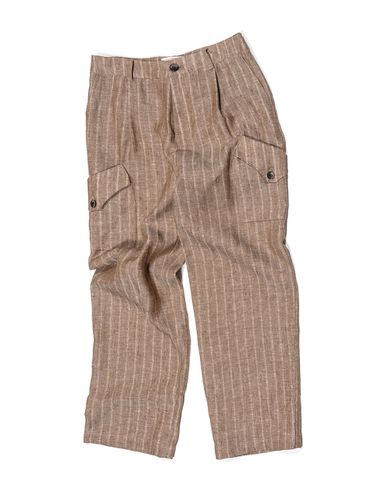 Linen Pocket Point Stripe Cargo Pants () - IOEDLE - Modalova