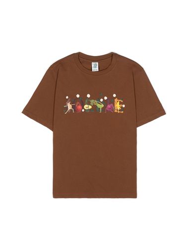 Yoga Logo T-shirt (Brown) - IOEDLE - Modalova