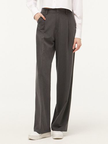 Basic Pintuck Wide Slacks - CITYBREEZE - Modalova