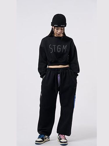 STGM Cropped Crewneck Sweatshirt - STIGMA - Modalova