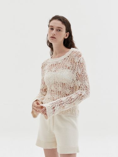 Leaf Scotch Pullover-Cream - ODER - Modalova